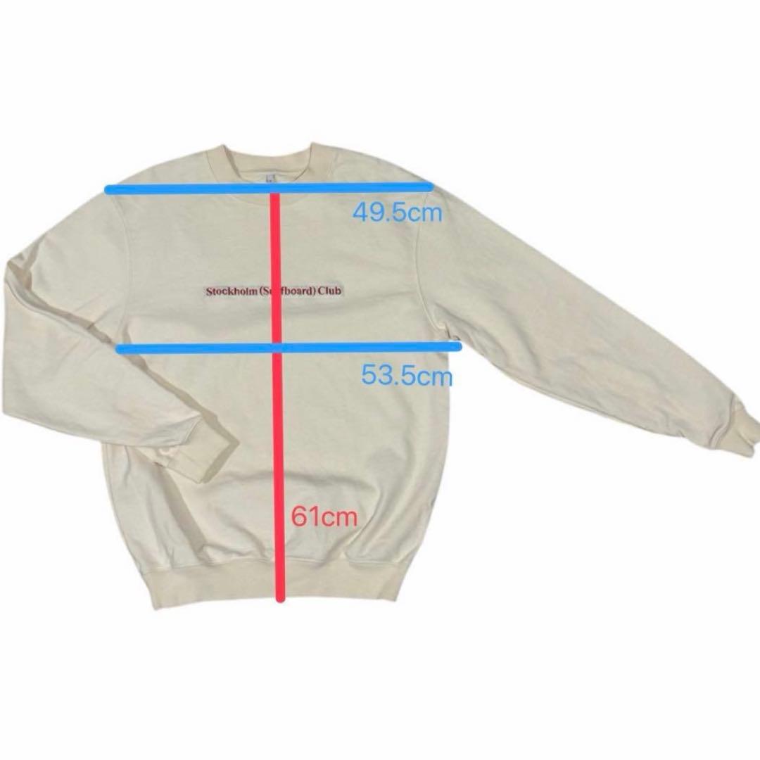 Stockholm Surfboard Club ロゴスウェットシャツ M Stockholm Surfboard Club ロゴスウェットシャツ M