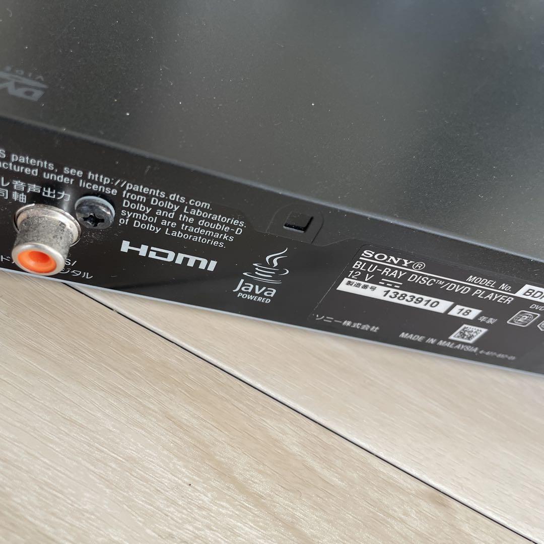 SONY BDP-S1500 ブルーレイプレイヤー