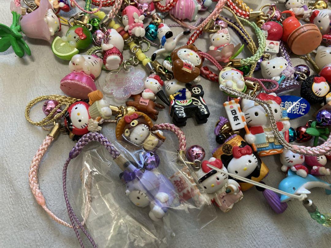 ハローキティ　ご当地根付けストラップ　まとめて　中古品