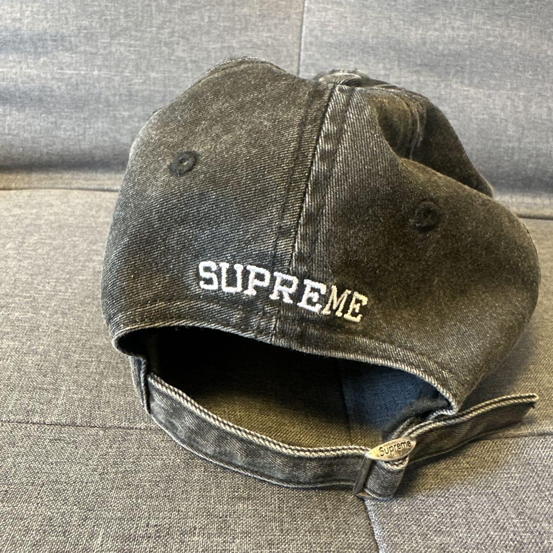 SUPREME Sロゴ ブラックキャップ - メルカリ
