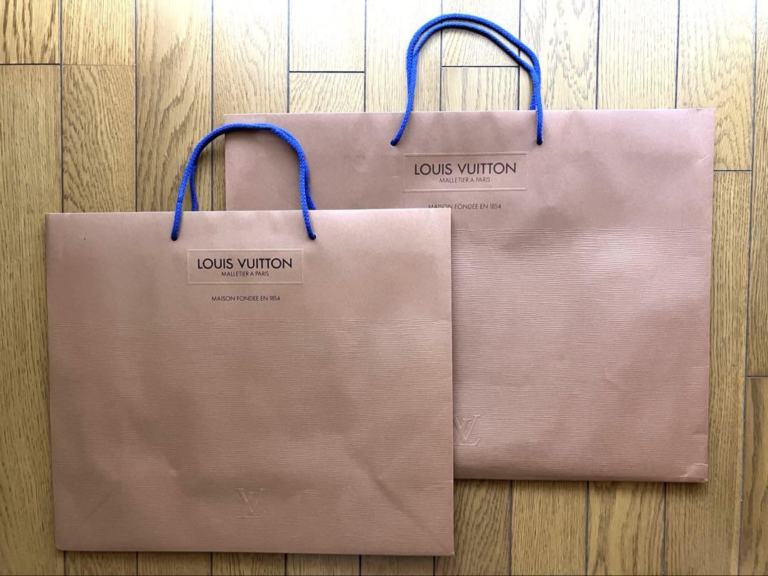 ルイヴィトン♡ショッパー♡保存袋♡巾着袋♡靴紐♡レターセット LOUIS VUITTON ルイヴィトン】ショッパー 紙袋 3枚セット 他