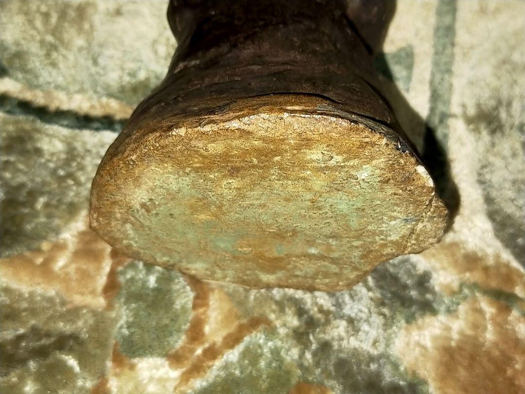 ♥阿弥陀如来　陶製　仏像　１９２ｍｍ　阿弥陀様　骨董　古玩