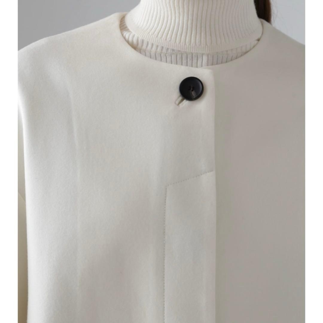 【新品】アドーア ウールサキソニージャケット ¥72600ハーフコート 近年商品 【新品】アドーア ウールサキソニージャケット ¥72600ハーフコート 近年商品