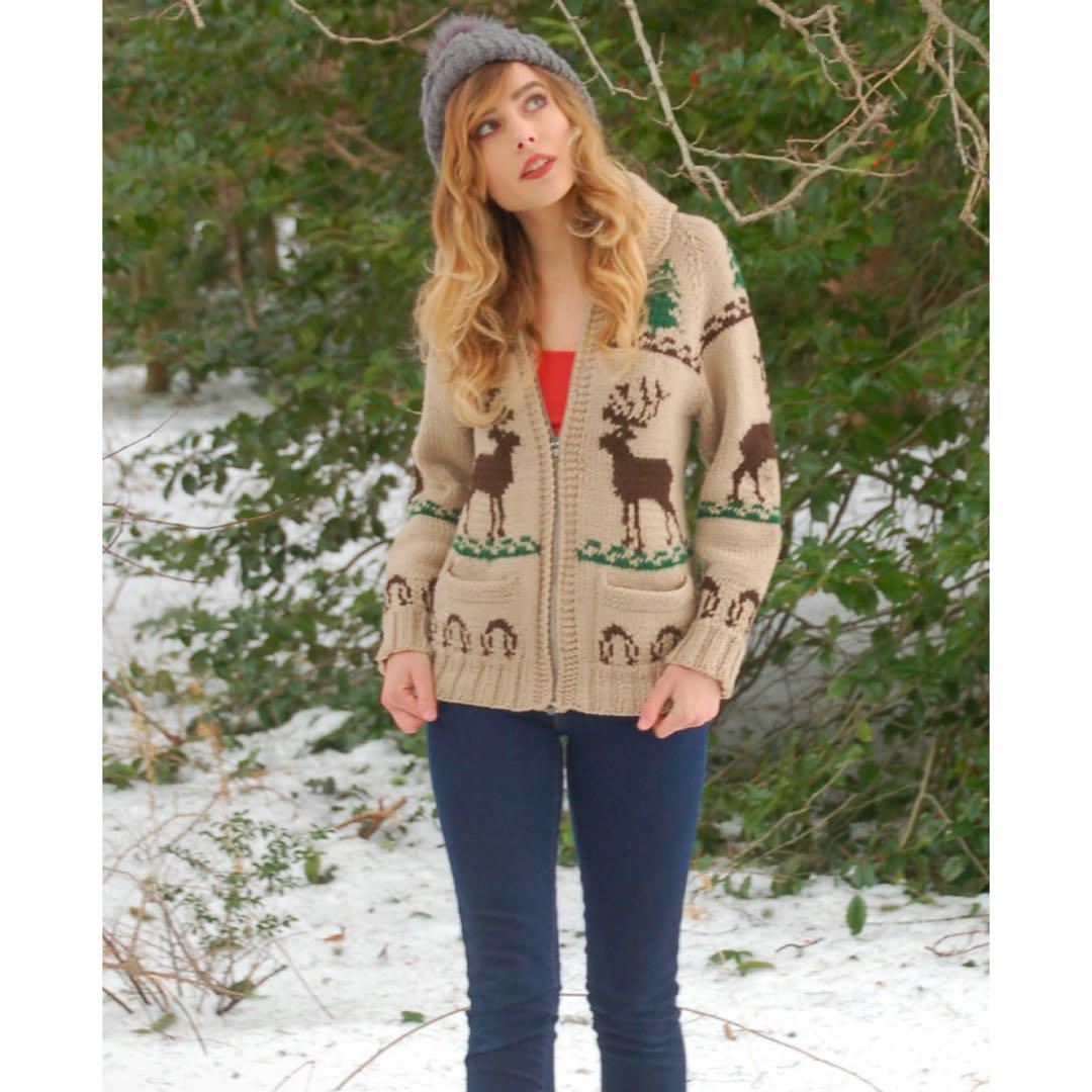 ▪️60‘s【REINDEER】COWICHAN SWEATER