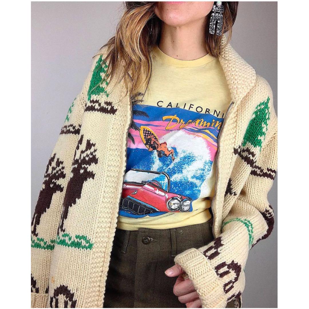 ▪️60‘s【REINDEER】COWICHAN SWEATER