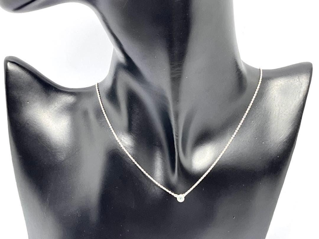 c837 美品 ティファニー バイザヤード アクアマリン ネックレス 925 c837 美品 ティファニー バイザヤード アクアマリン ネックレス 925