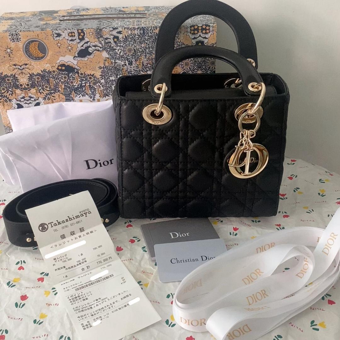 Dior ブラック ショルダーバッグ