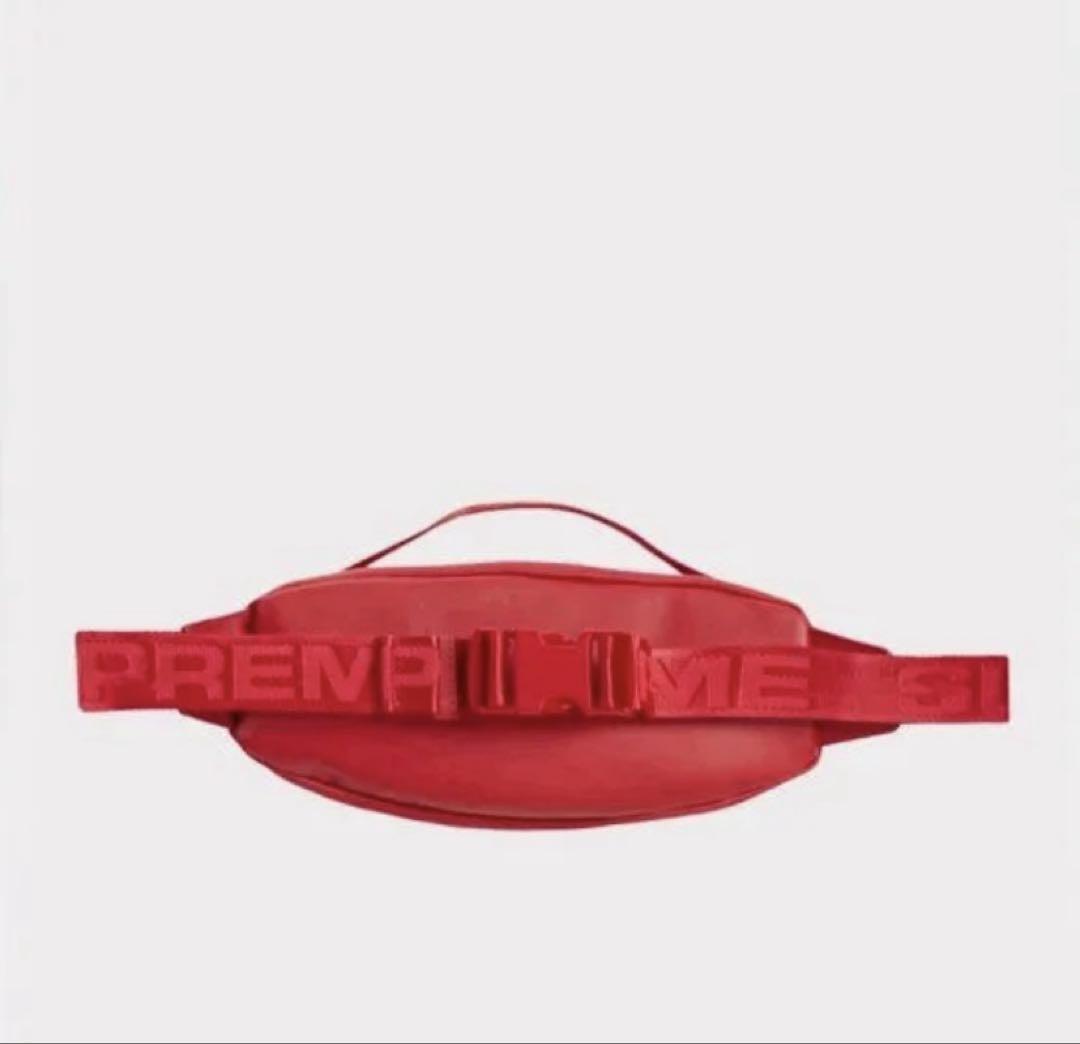 Supreme レッド ボディバッグ 新品 Supreme レザー ウエスト バッグ レッド ボディ バッグ