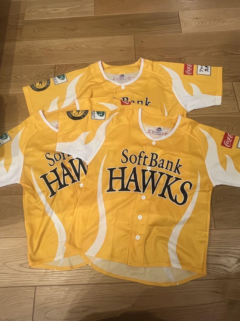 SoftBank Hawks ユニフォーム 3枚セット - メルカリ