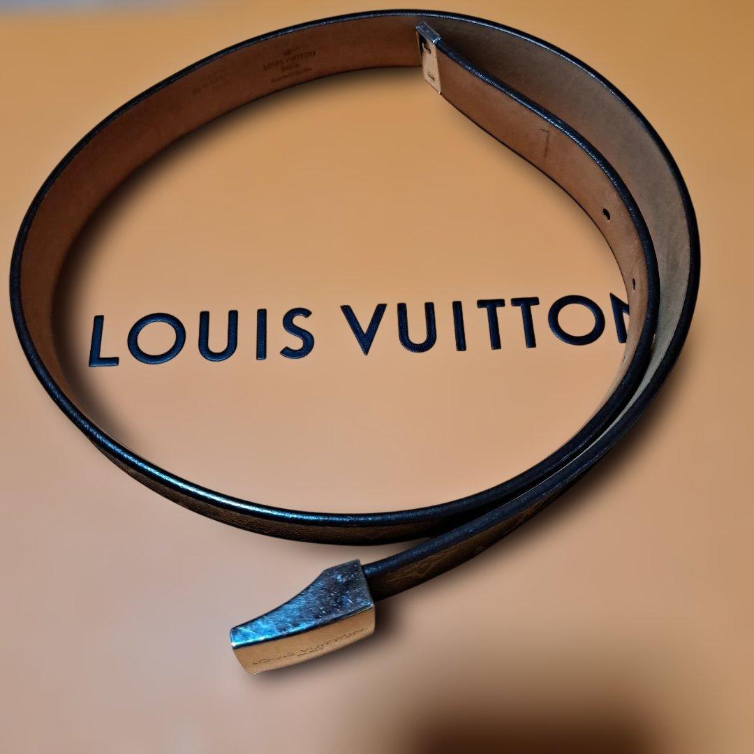 LOUIS VUITTON モノグラム レザーベルト LOUIS VUITTON モノグラム レザーベルト