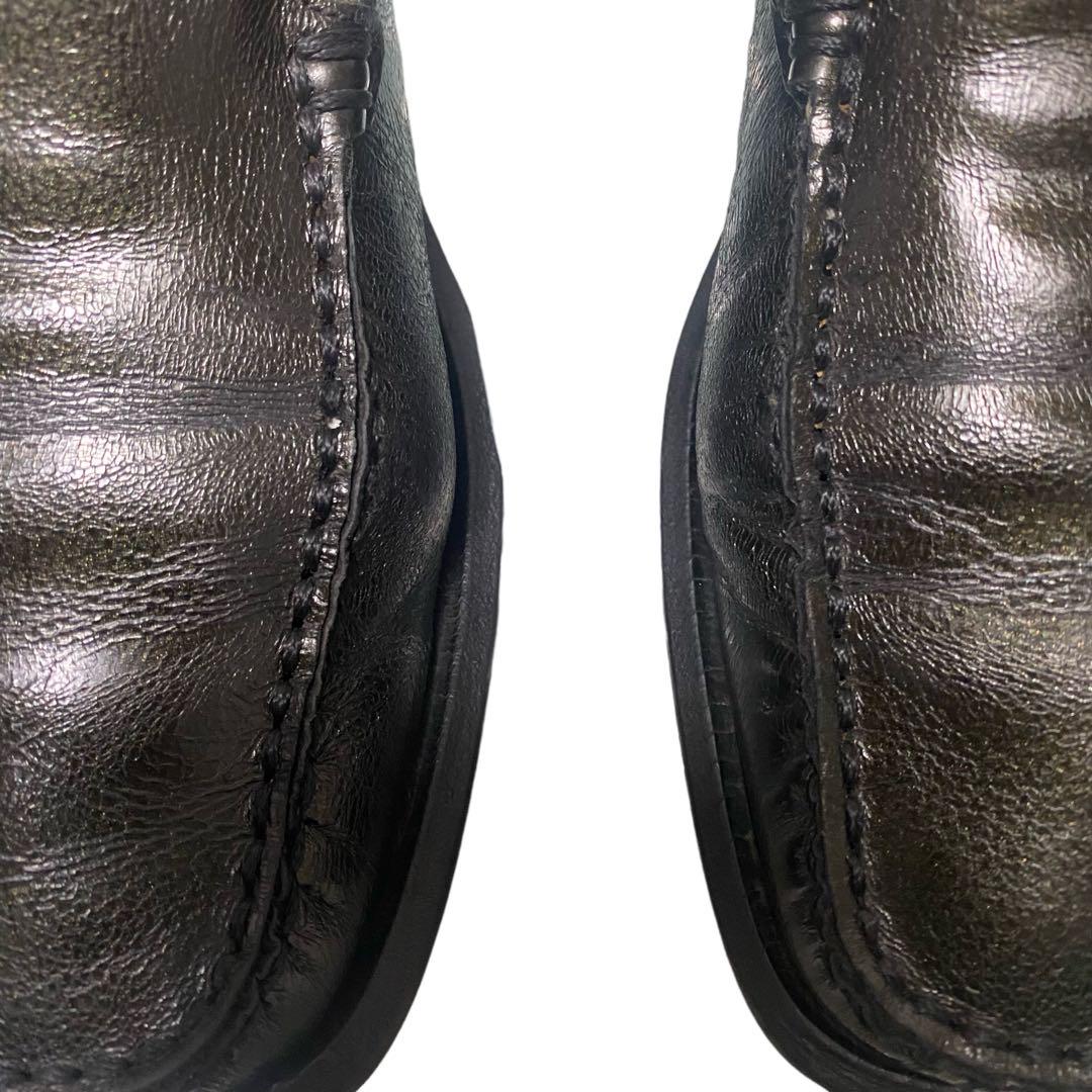 TOD'Sトッズ　ローファー　スクエアトゥ　レザー　ダークグリーン　サイズ38