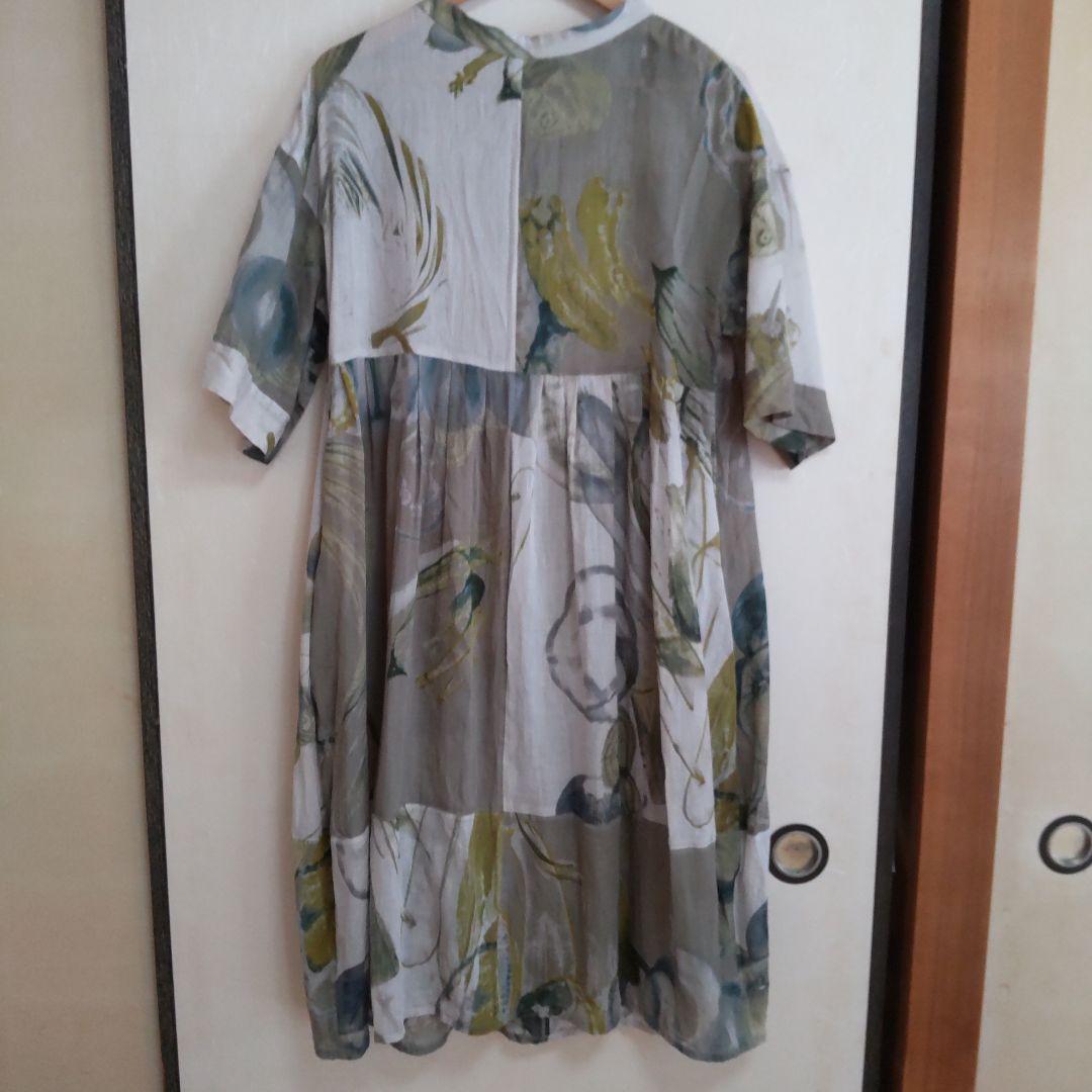 です マツオインターナショナル 5分袖ロングワンピース iocommeioL SENSO UNICO