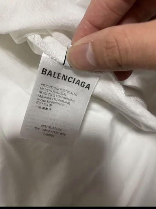 格安大特価 国内完売品‼️ Tシャツ Sサイズ jIU3l-m67034189028 Balenciaga bbロゴWhite 定番正規店