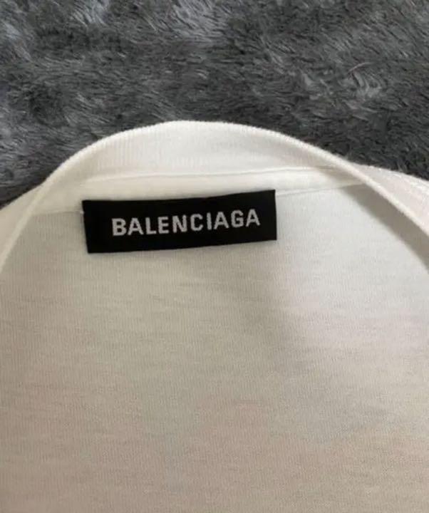 格安大特価 国内完売品‼️ Tシャツ Sサイズ jIU3l-m67034189028 Balenciaga bbロゴWhite 定番正規店