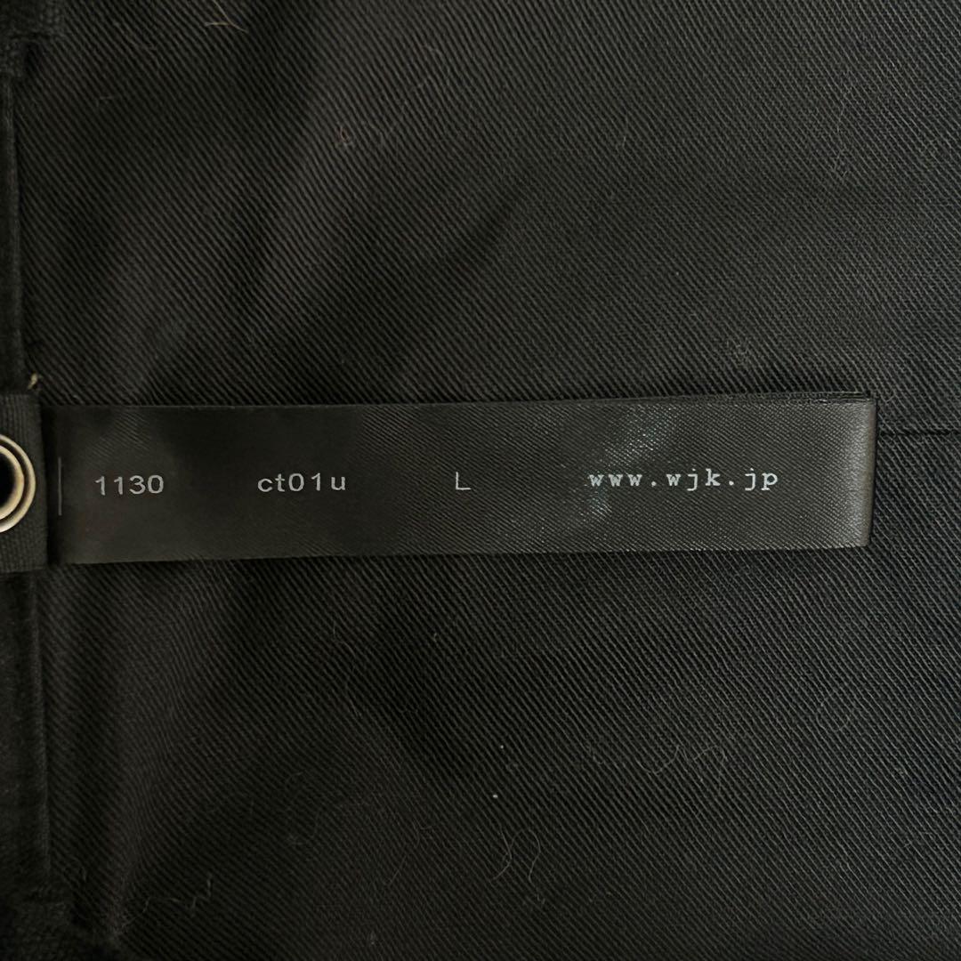 wjk M-52 destroy cotton twill モッズコート 黒