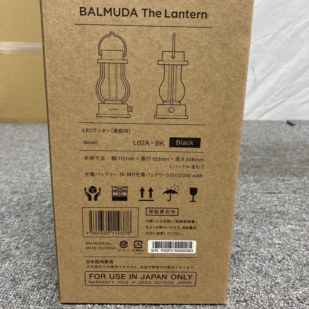 バルミューダ ザ・ランタン ポータブルLEDランタン ブラック BALMUDA