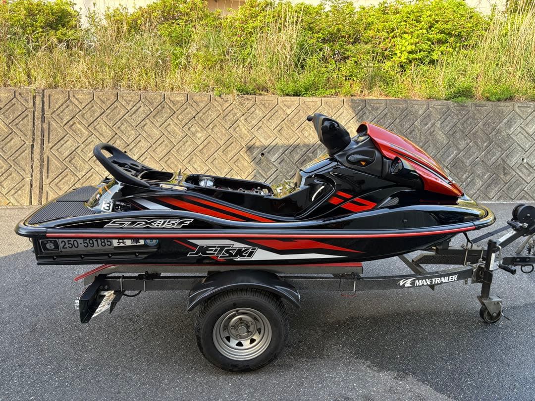 引取限定STX-15F エボニー×キャンディバーントオレンジ トレーラー付き