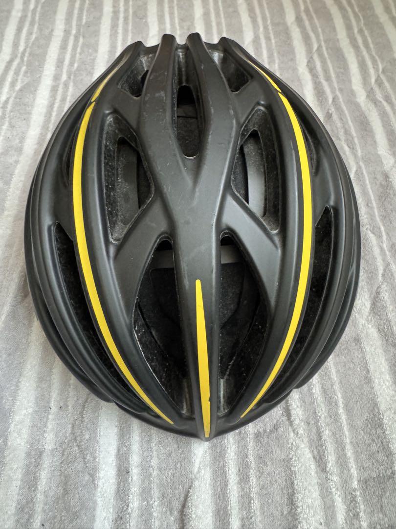 uvex ロードバイク用ヘルメット 黒/黄色 ヘルメット・関連用品