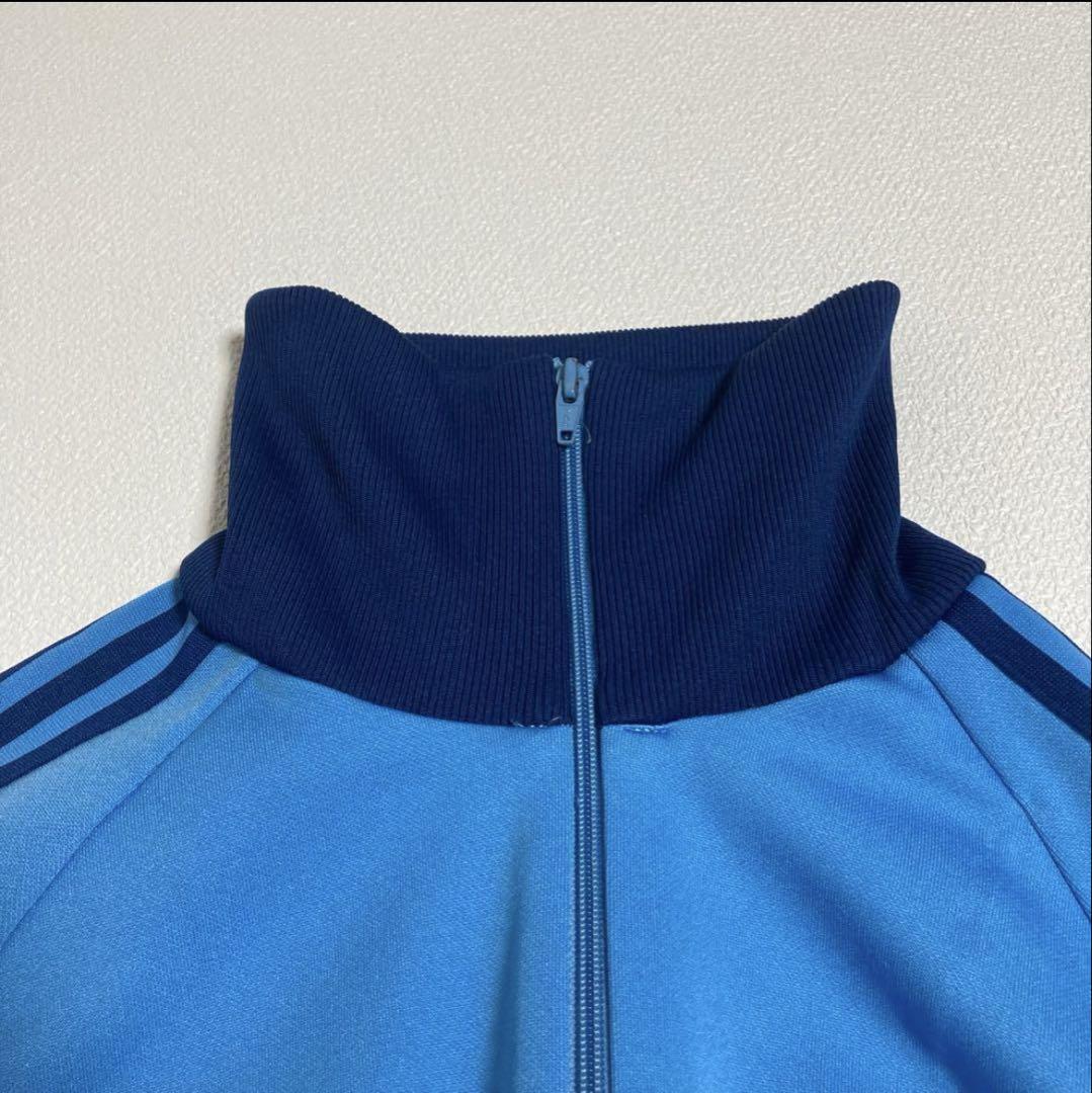 【希少】adidas デサント製トラックジャケット ADS-4F 6号 青