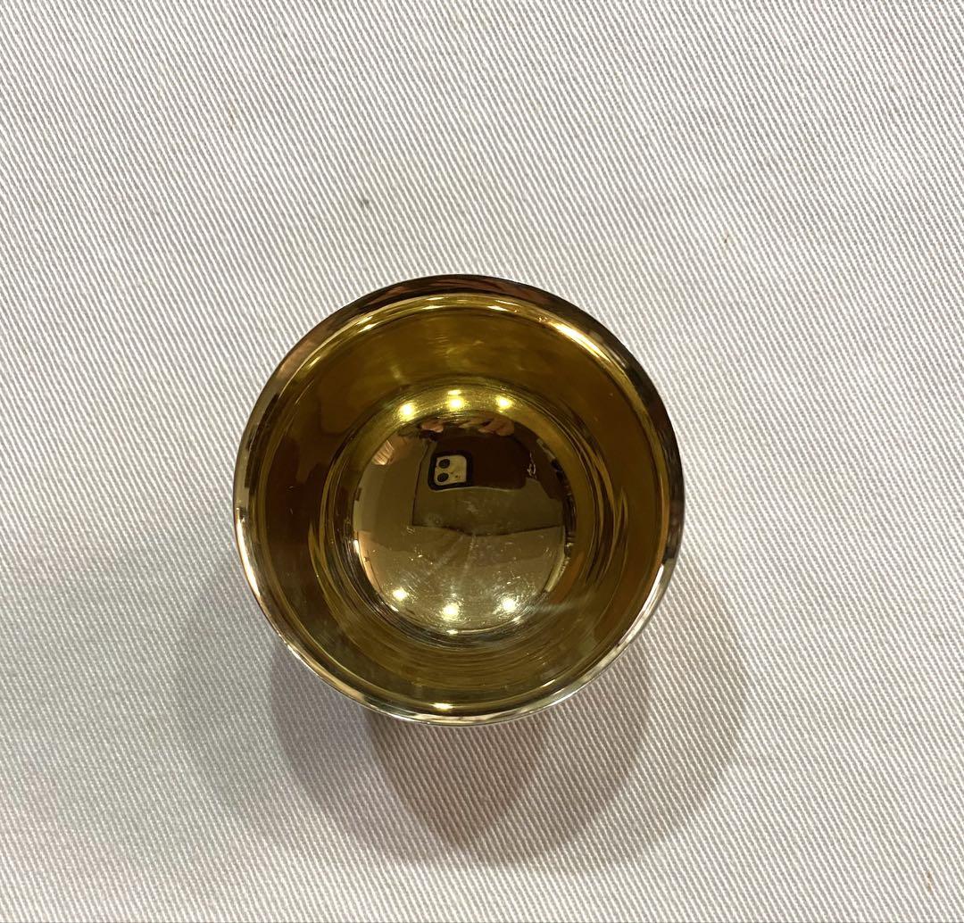 銀製酒盃　3個　(刻印　銀製）