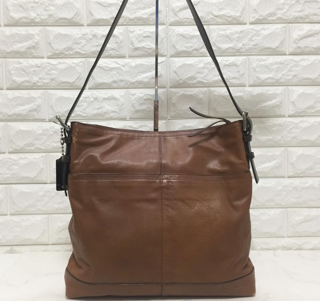 no18525 COACH コーチ 70308 本革 レザー ショルダー バッグ