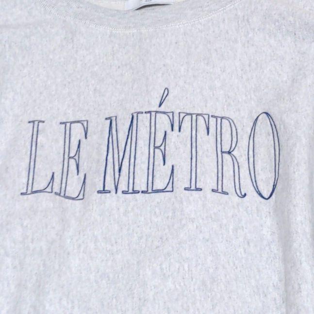 【美品】スローブイエナ　LE METRO スウェット　SLOBE IENA