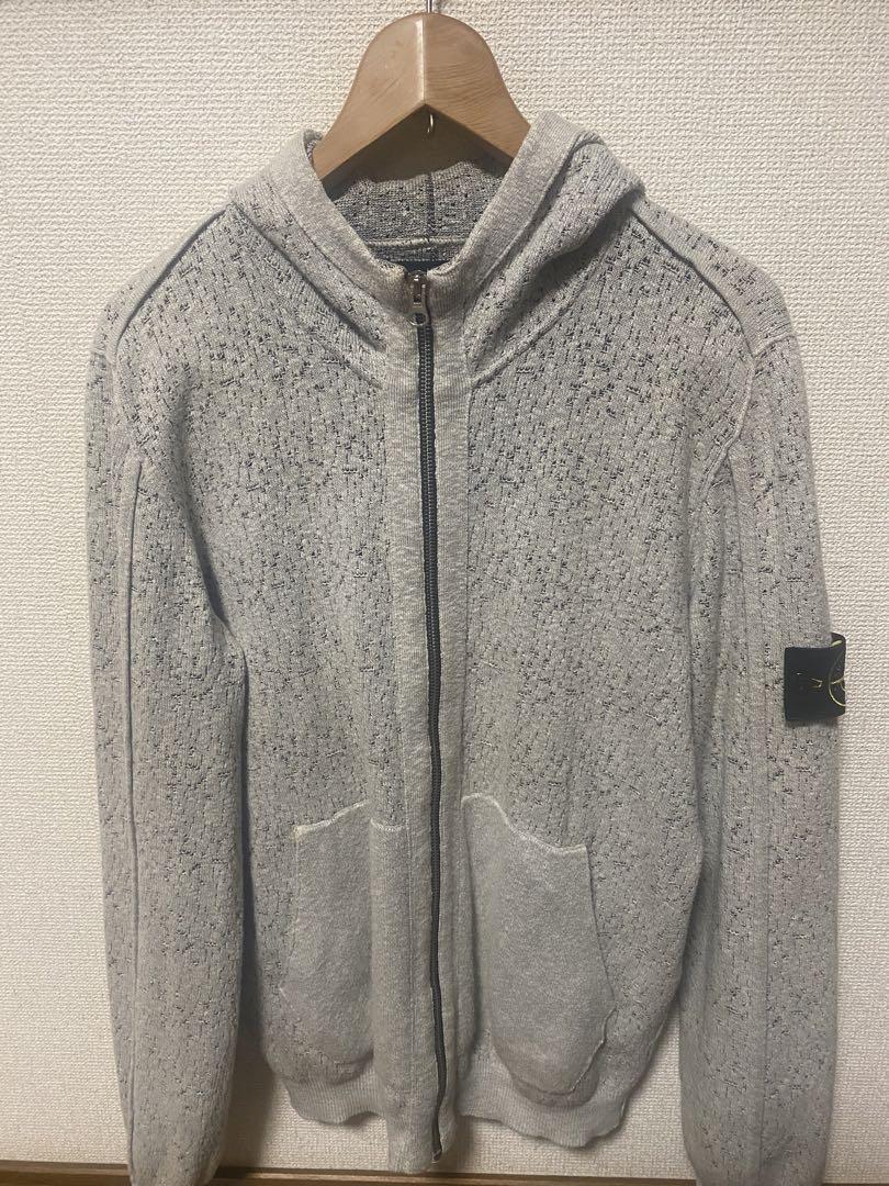 ストーンアイランド　ジップパーカー L グレー