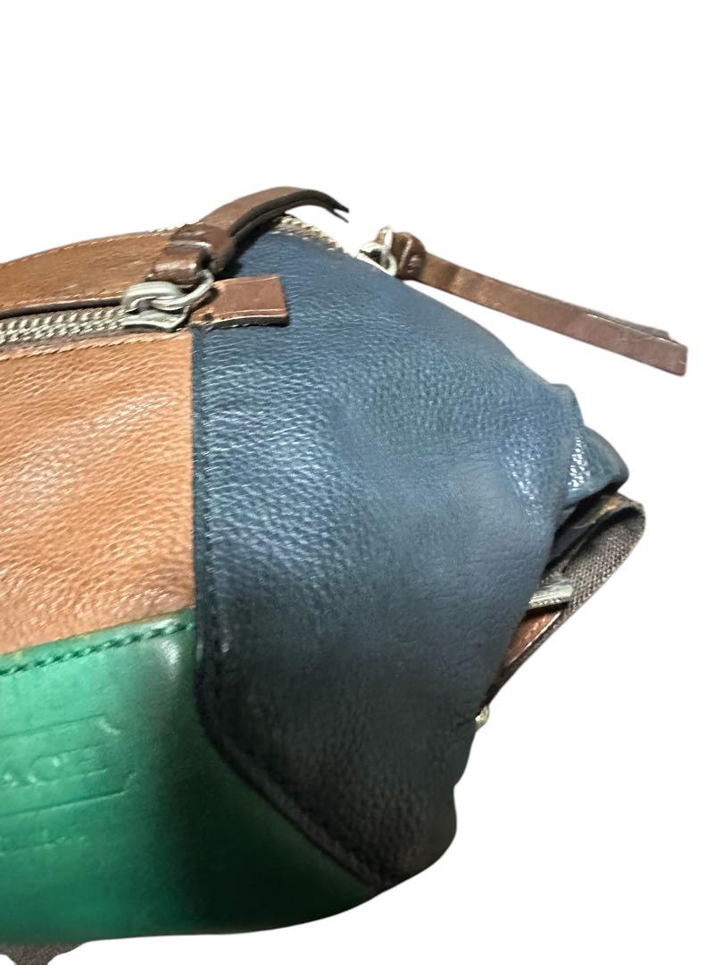COACH コーチ レザー ボディバッグ ウエストバッグ 本革 ウエストポーチ