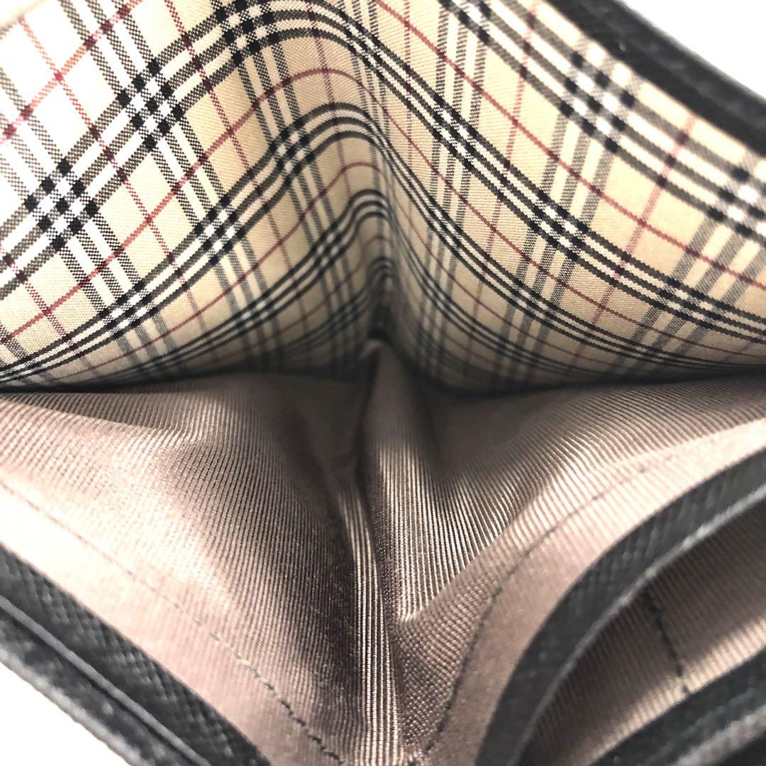 M10/015 BURBERRY バーバリー 二つ折り財布 札入れ 小銭入れ