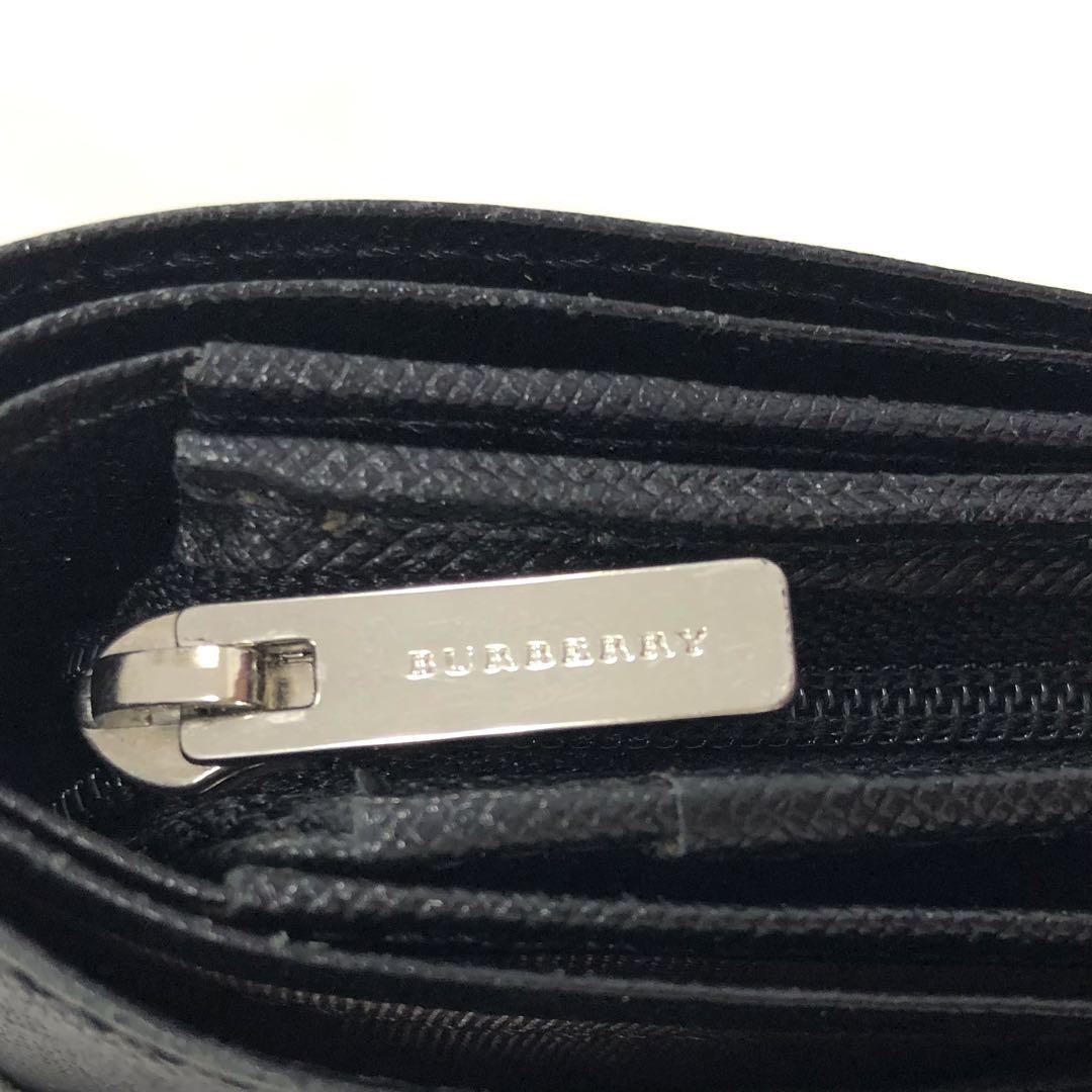 M10/015 BURBERRY バーバリー 二つ折り財布 札入れ 小銭入れ