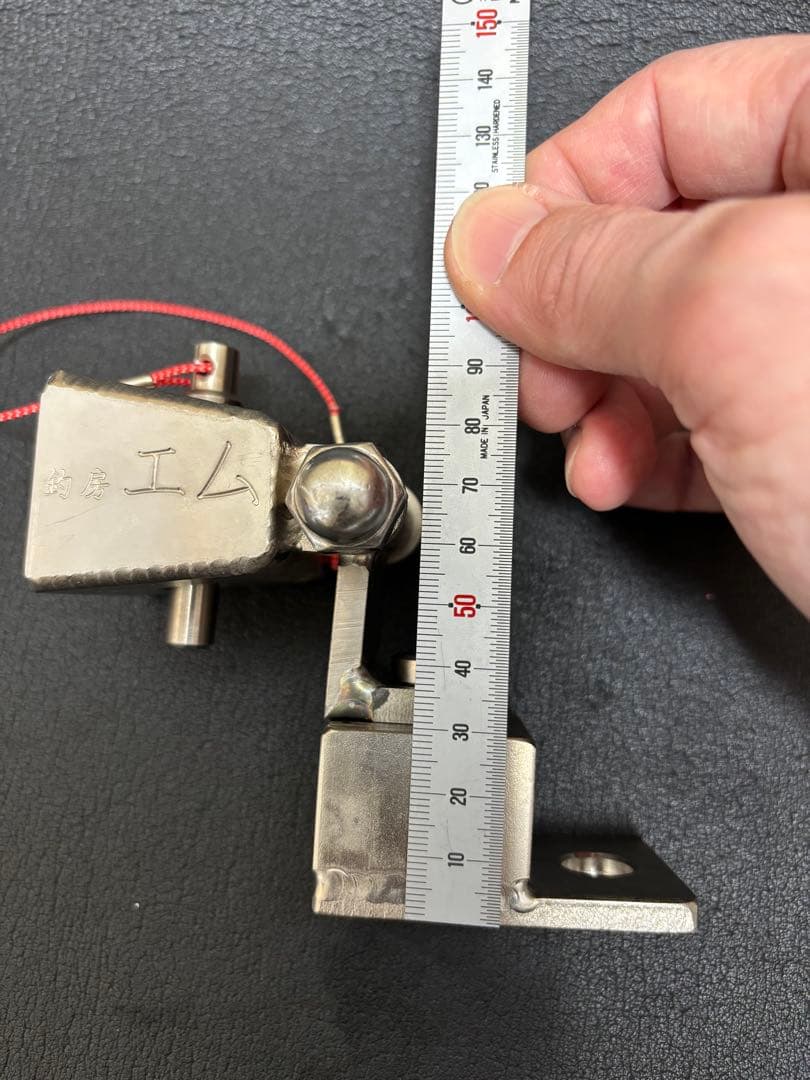 品質が完璧、値段が激安！ 釣房エム チタン製ロータリーBOX Hiタイプ ダイコーロッドコム用目立った傷や汚れなし 【特別価格】