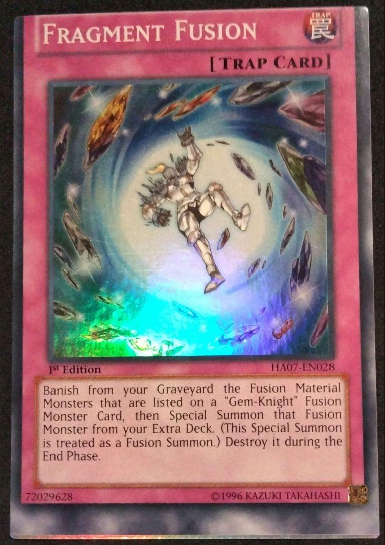 海外最新 遊戯王 ミスカット エラー 廃石融合 流出品 スーパー 英語 遊戯王OCG デュエルモンスターズ