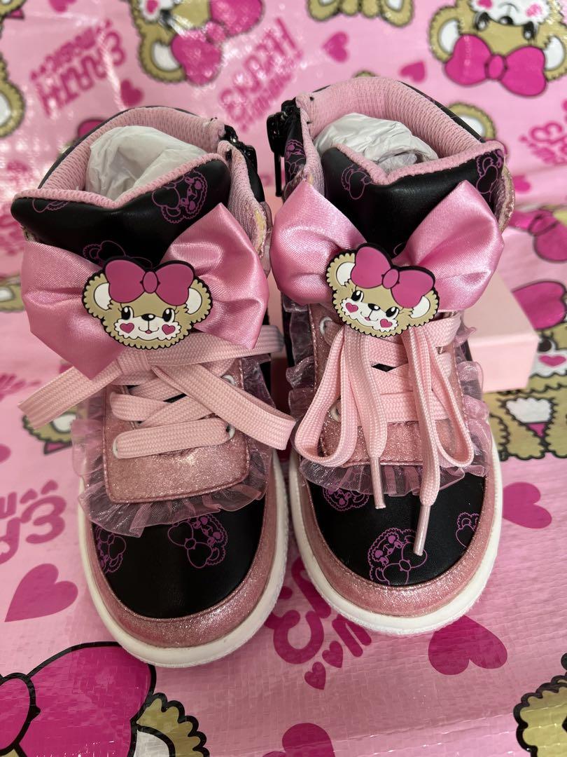 新品❤️アースマジック ❤️黒スニーカー17センチ