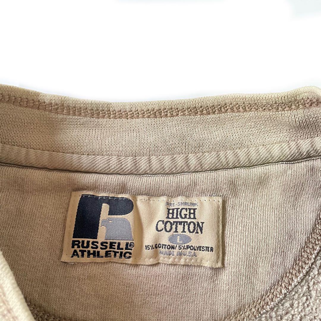 90’s RUSSELL HIGH COTTON USA製 スウェット 無地