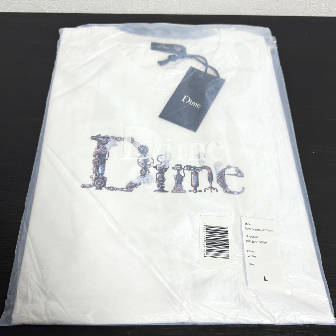 【関税込】Dime ダイム Classic Steampunk Tシャツ プリントロゴ 新品 Dime CLASSIC STEAMPUNK T-SHIRT ホワイト L - メルカリ