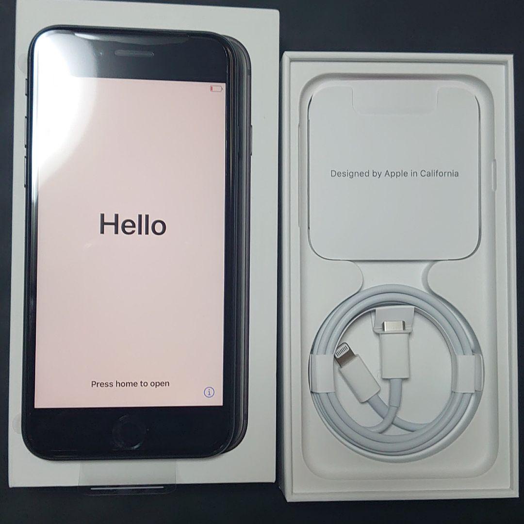 iPhone ブラック 64GB SIMフリー Tz7eP-m67057604499 SE 第2世代 正規品在庫