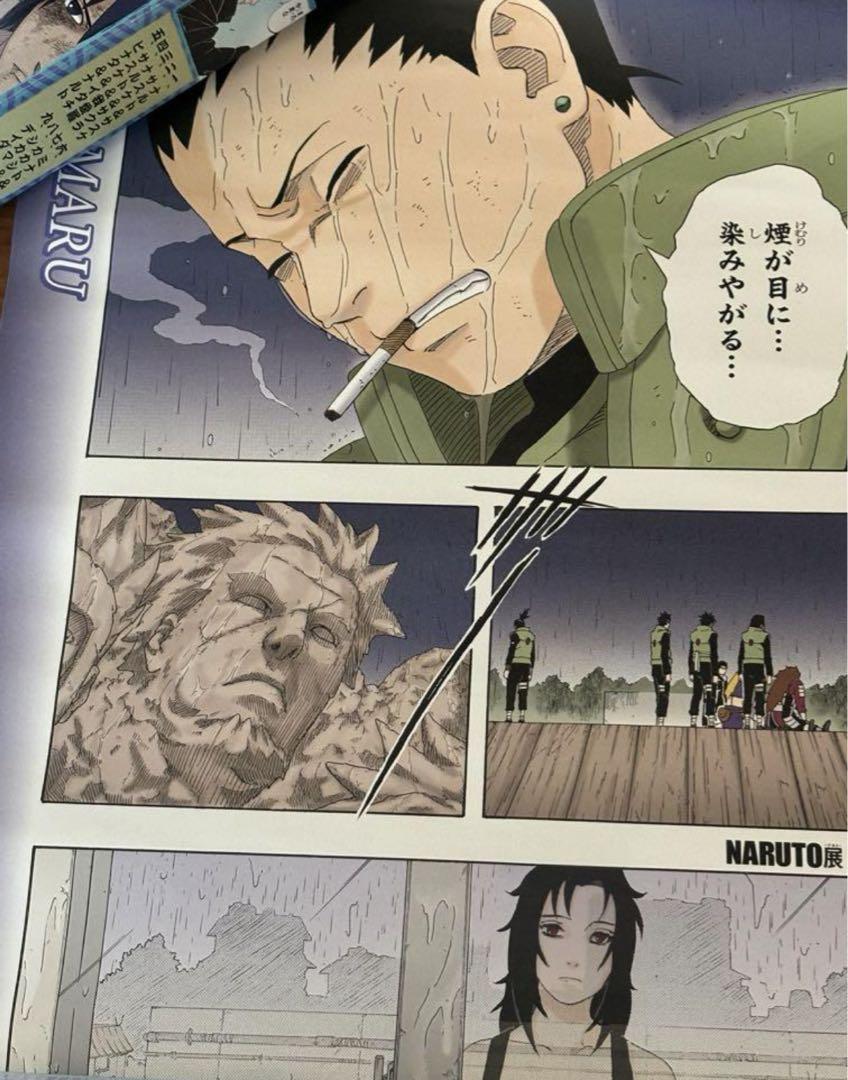 閉店中】NARUTO展名場面ポスター シカマル×2