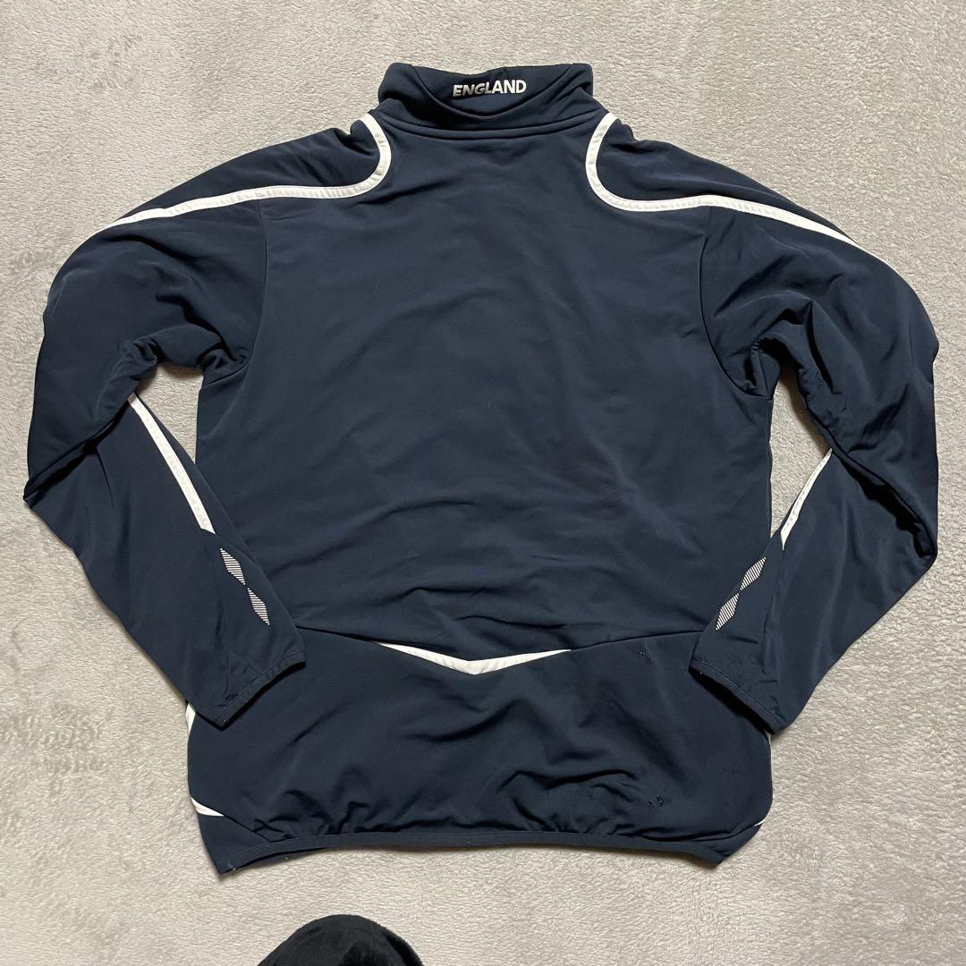 希少 UMBRO イングランド代表 スタッフ ジャケット ハーフジップ