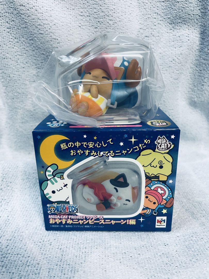 ワンピース おやすみニャンピース ニャーン！　ゾロ、サンジ、チョッパーセット売り ワンピース」ルフィ、ゾロ、サンジ、シャンクスが“猫”に大変身