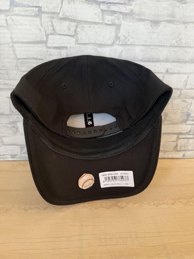 ニューエラ LAロサンゼルスドジャース　ブラック　スカル　新品　New Era