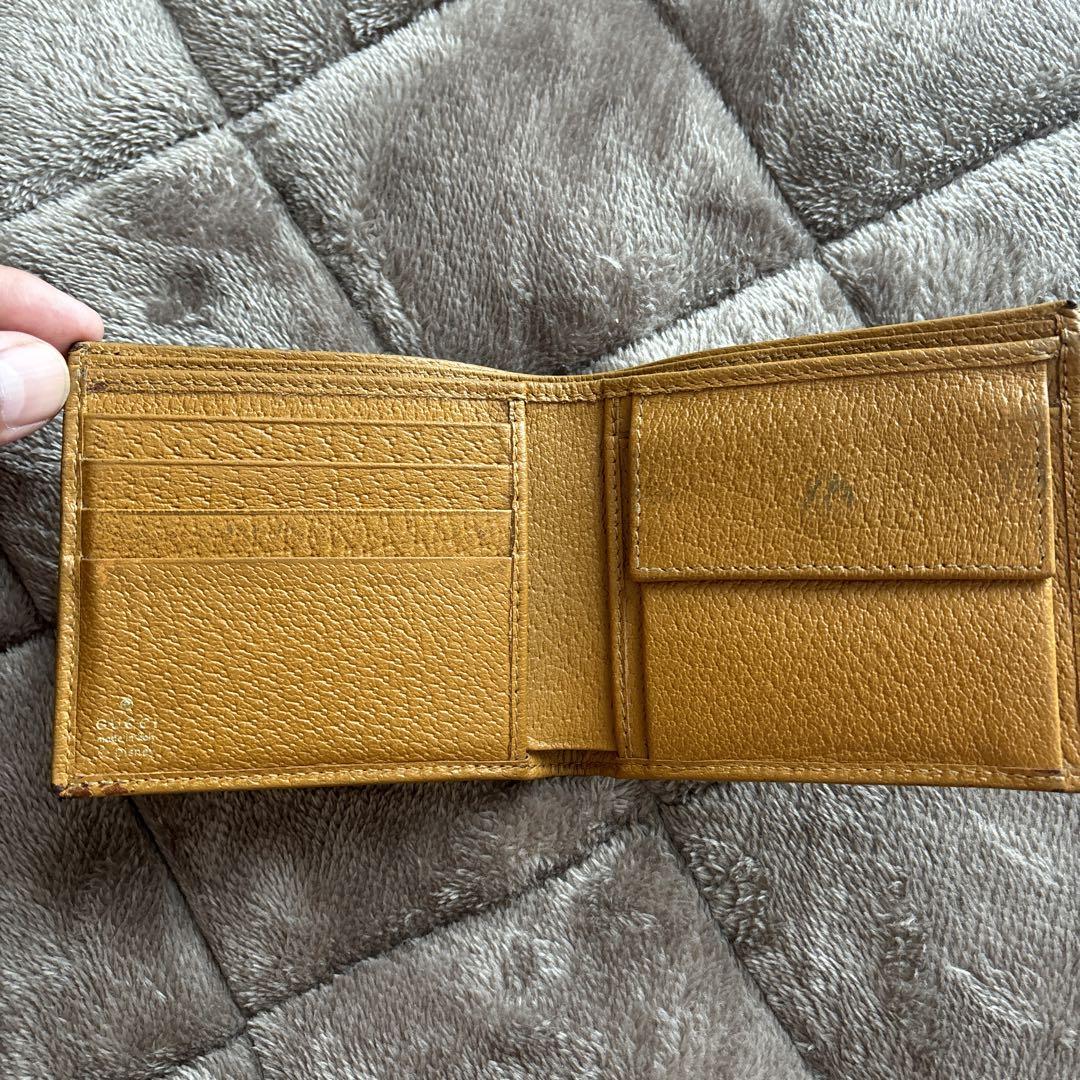 GUCCI ミッキー　二つ折り財布