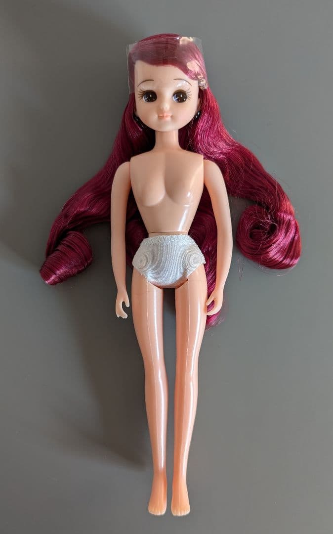 リカちゃんキャッスル　スペシャルリカちゃん　お人形教室　美品　ワインレッド