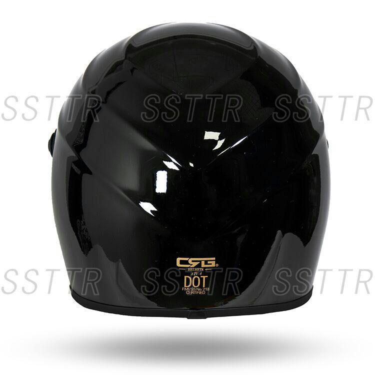 艶有り黒 ATV-4 バンディットフルフェイスオンロードカーポン