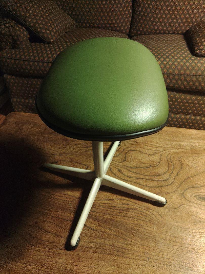 美品　okamura スツール　椅子　回転　チェア　オカムラ　レトロ　モダン