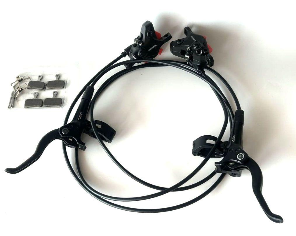 シマノ MT4100前後セット 油圧ディスクブレーキ キャリパー +メタルパッド