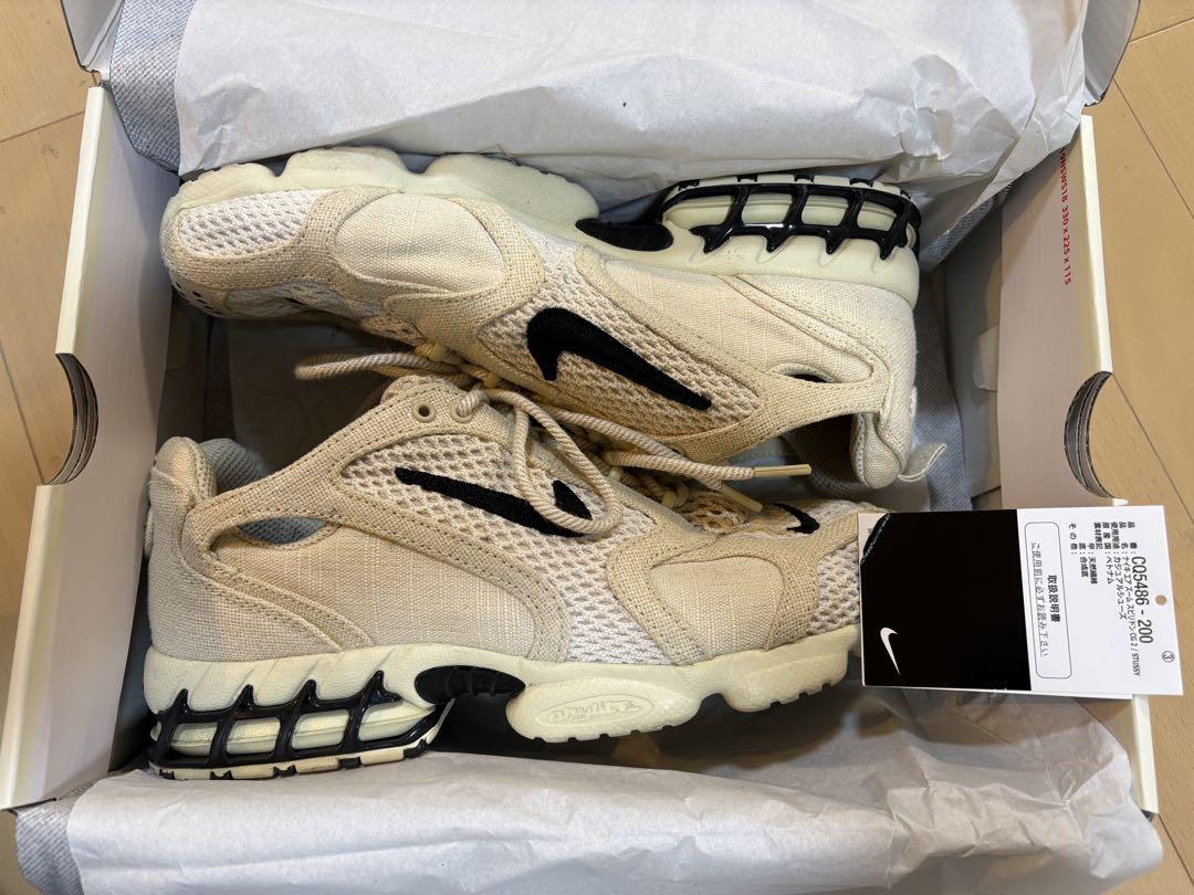 NIKE STUSSY X AIR ZOOM SPIRIDON CAGED 2
