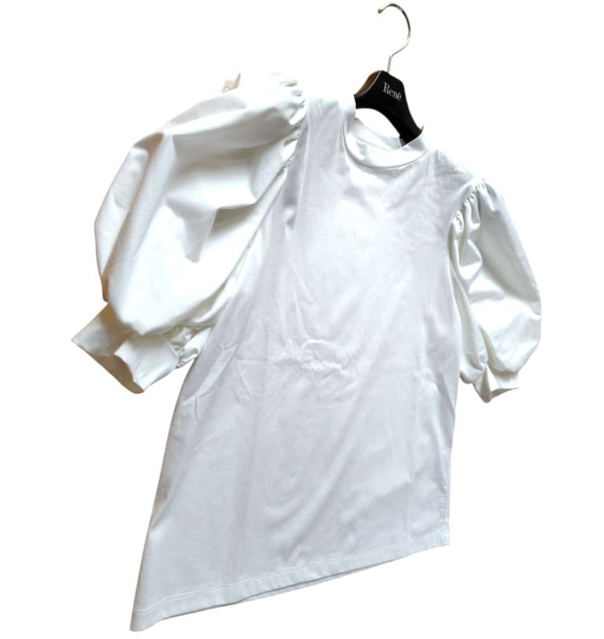 【SEVEN TEN】22SS極美品 バルーンスリーブTシャツ S ホワイト 【SEVEN TEN】22SS極美品 バルーンスリーブTシャツ S ホワイト