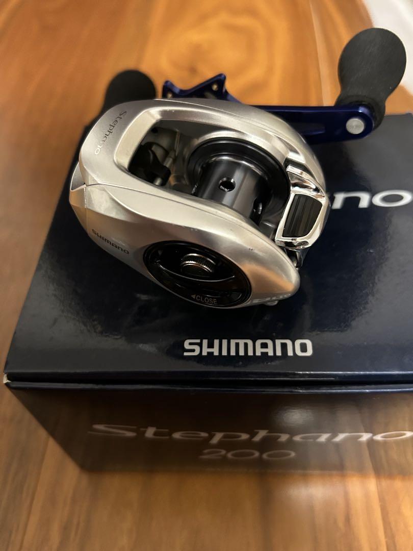 シマノ 12 ステファーノ 200 夢屋タービンハンドル付き 美品