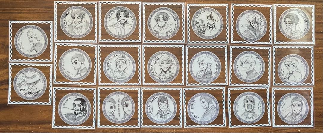 ブルーロック展 原画展 クリアシートコレクション コースターABC【お値下げ中】 ブルーロック展 原画展 クリアシートコレクション コースターABC【お