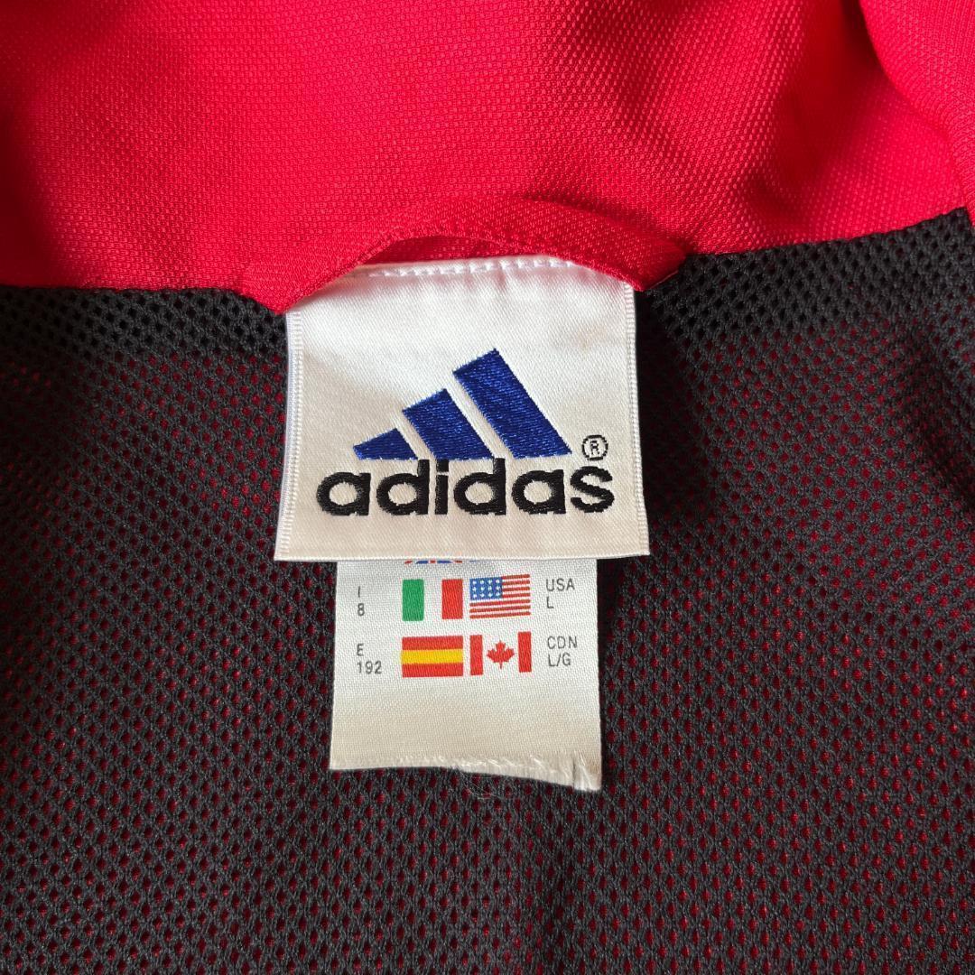90s-00s adidas ラグラン トラックジャケット L 万国旗 A150